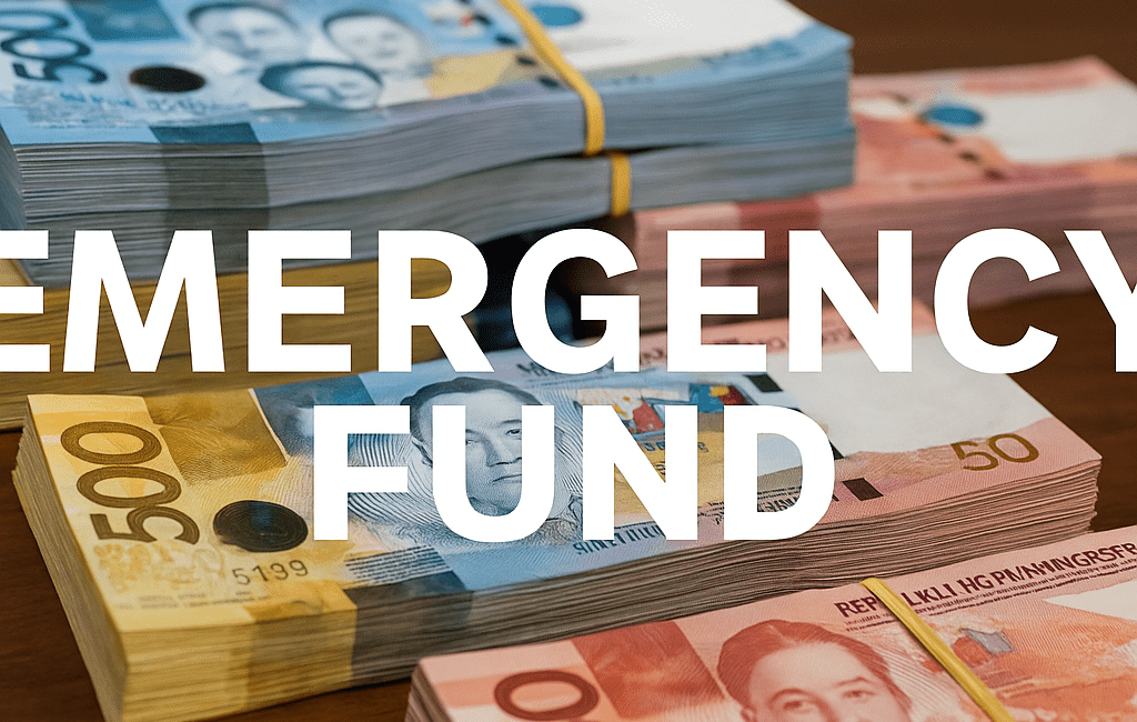 Stacks of Philippine Peso bills representing emergency fund savings