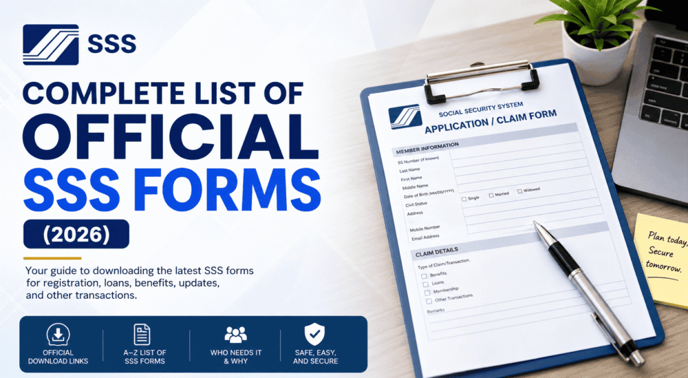 Sss Header Form SSS Forms Download Guide (2026): Complete List of Official SSS ...